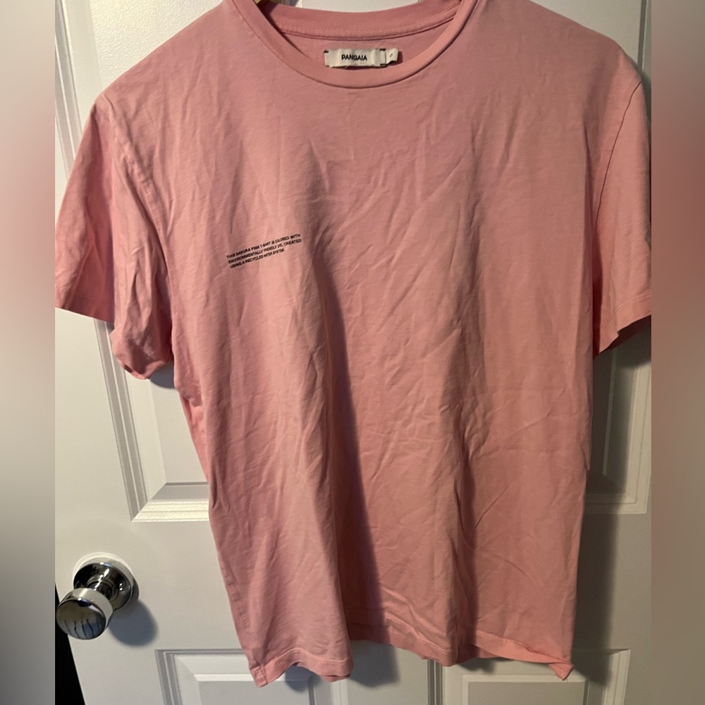 Pangaia Light Pink Short Sleeve Tee